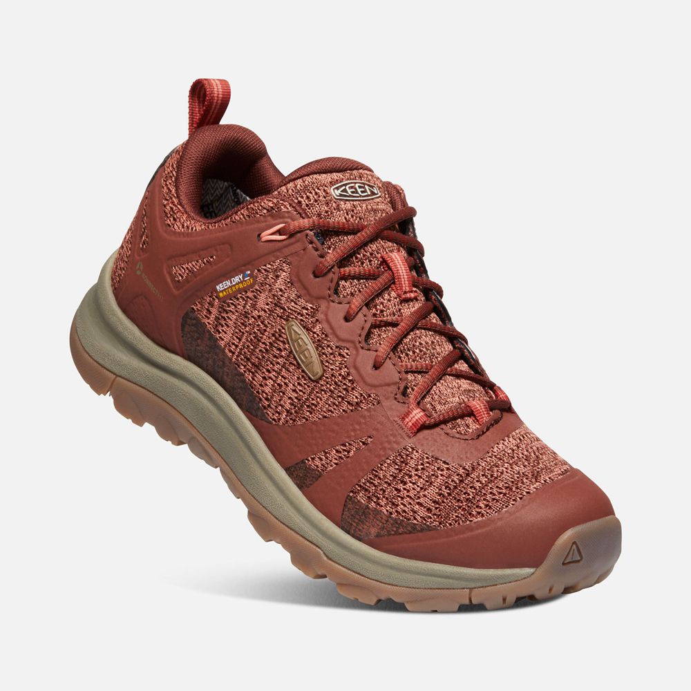 Baskets Keen Femme Rose/Corail | Terradora Ii Waterproof Shoes | XFLTA-9637